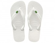 Chinelo Havaianas Brasil - Branco Atacado